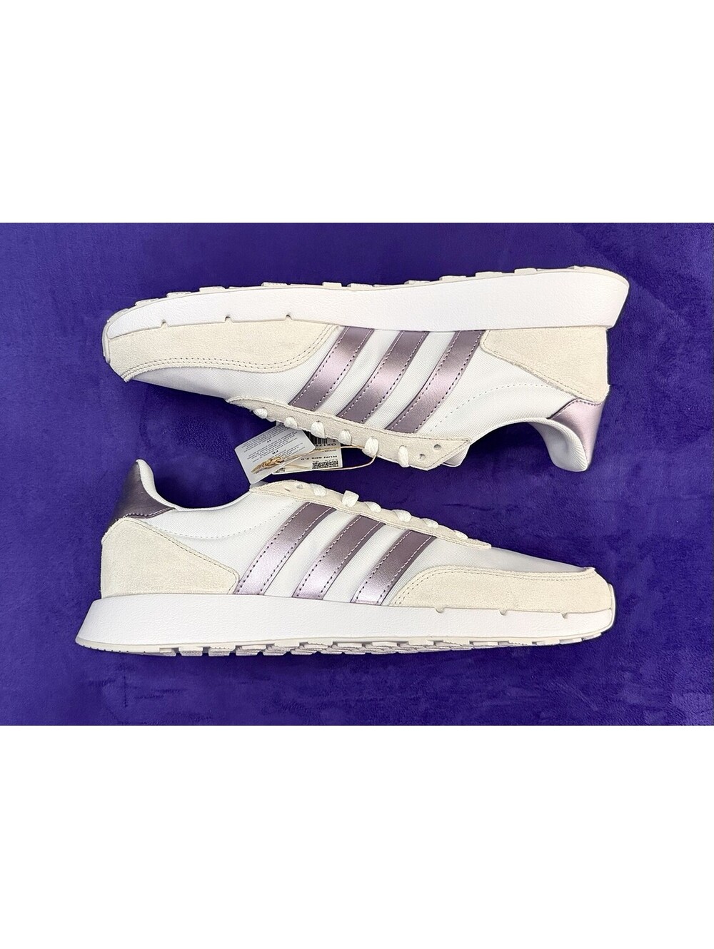 adidas women Run 60s 2.0 Shoes Size 9.5 Metallic Purple BNIB